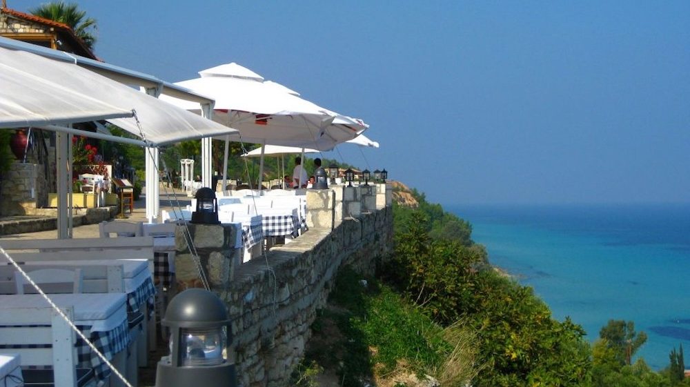 Selo Afitos Kassandra Halkidiki pogled na more