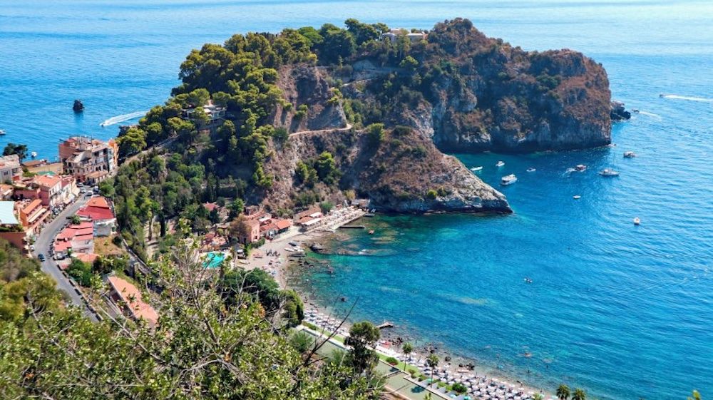 Sicilija Taormina morje