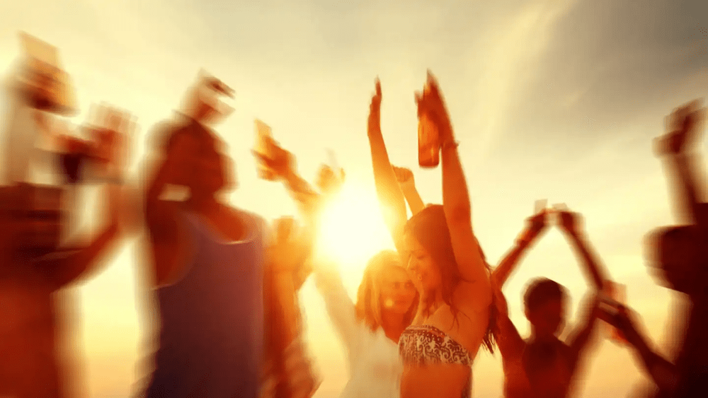 Mallorca – party atmosfera i ples na plaži