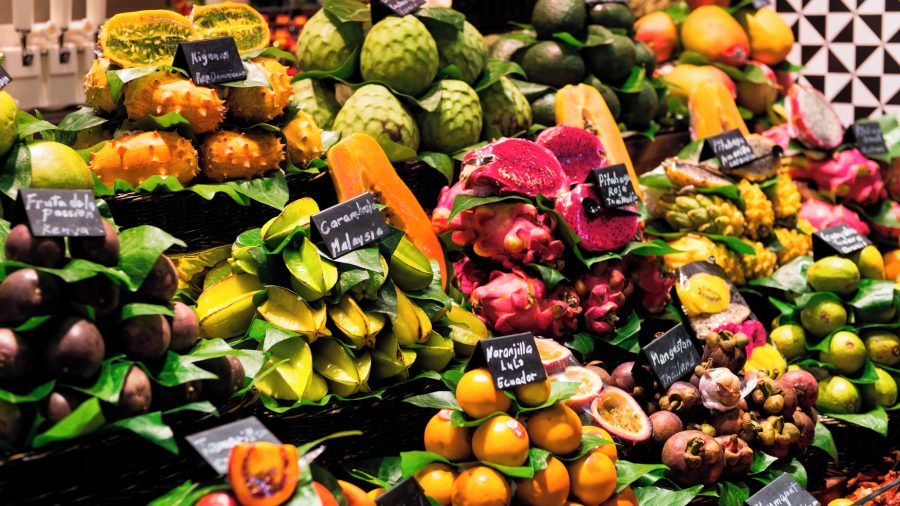 Tržnica Boqueria u Barceloni s bogatom ponudom hrane