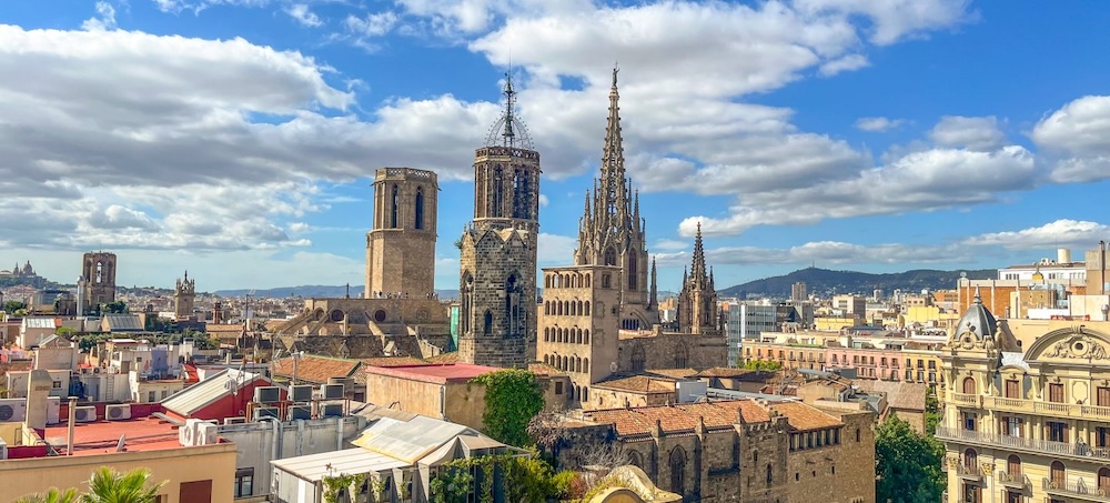Panoramski pogled na Barcelonu