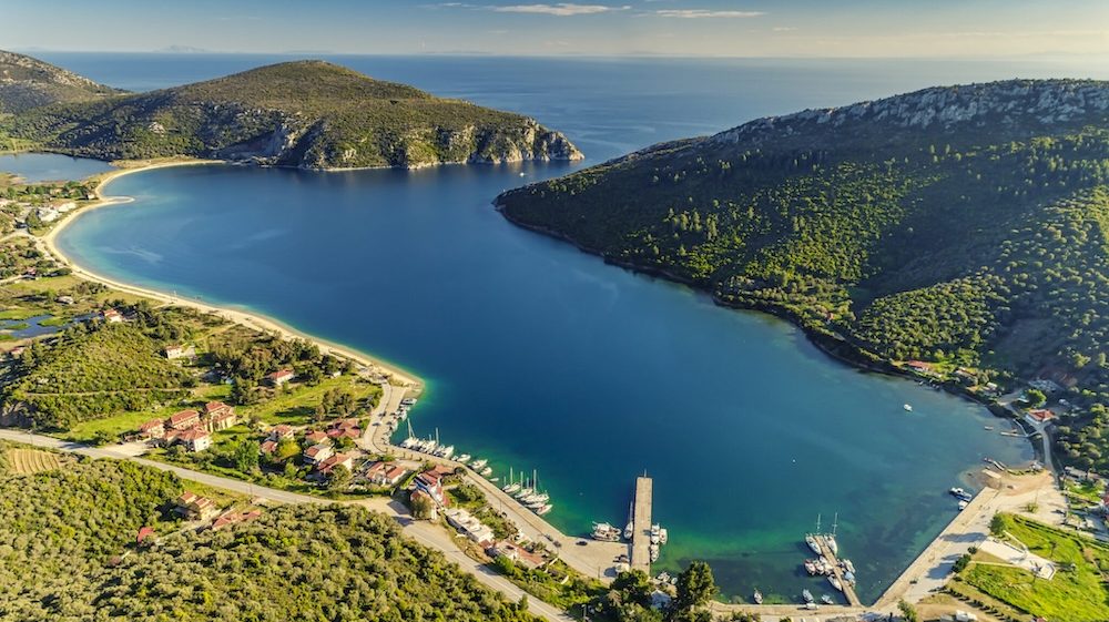 Porto Koufo zaljev na Halkidikiju