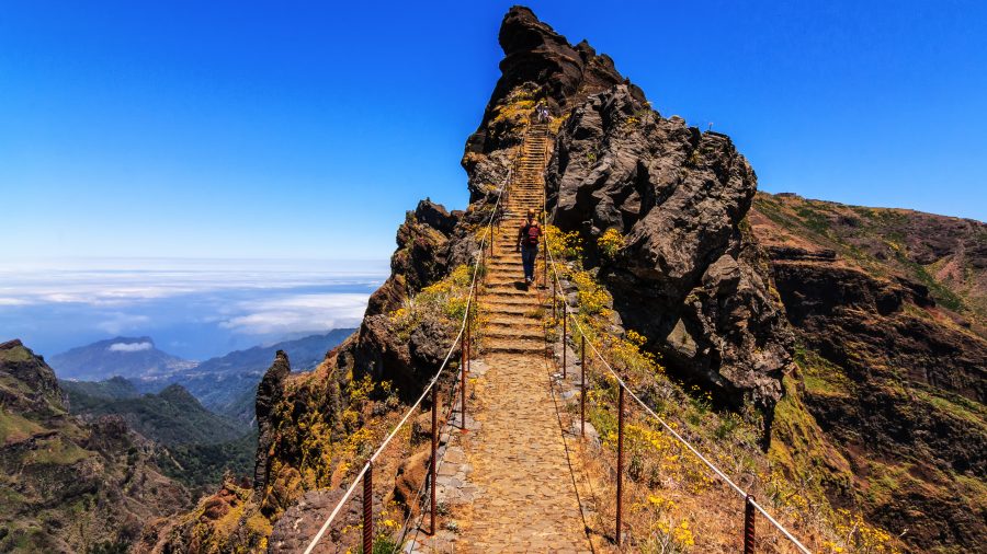 Vereda do Areeiro Madeira panoramska planinarska ruta između vrhova
