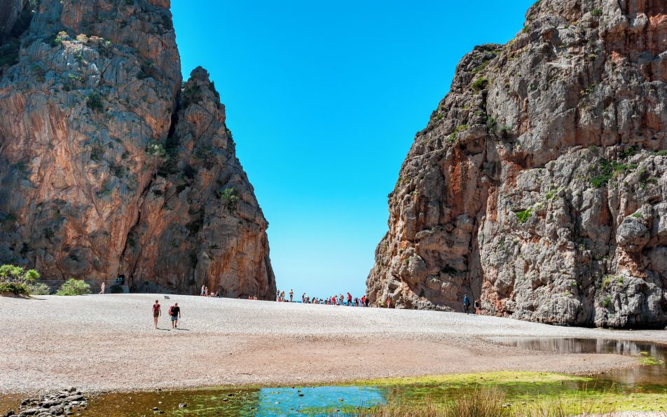 Kanjon Torrent de Pareis u dolini Sa Calobra gdje se priroda spaja s morem