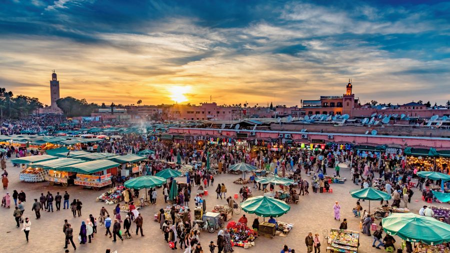 Jemaa el-Fnaa Marrakesh glavni trg