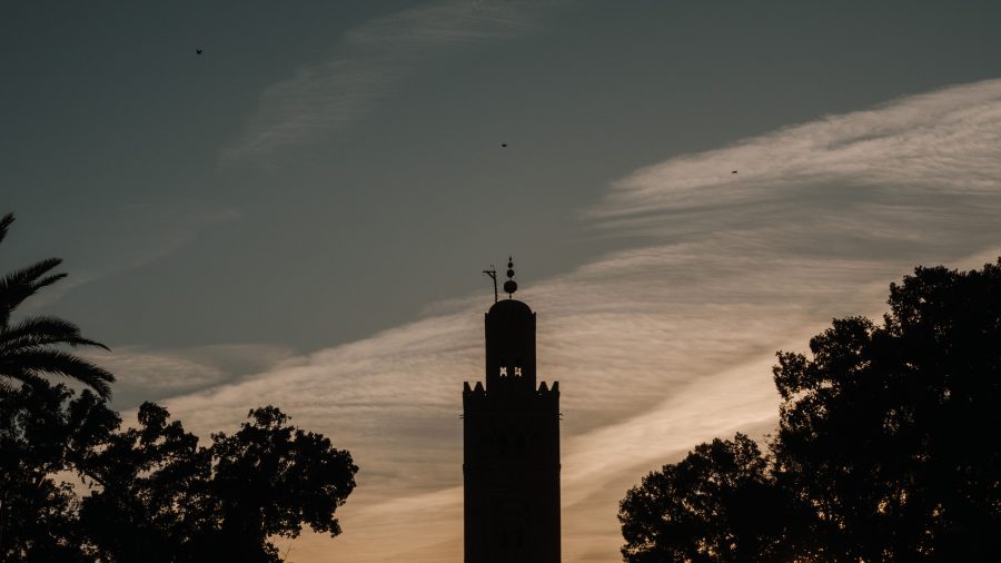 Džamija Koutoubia i večernji pogledi na Marrakesh