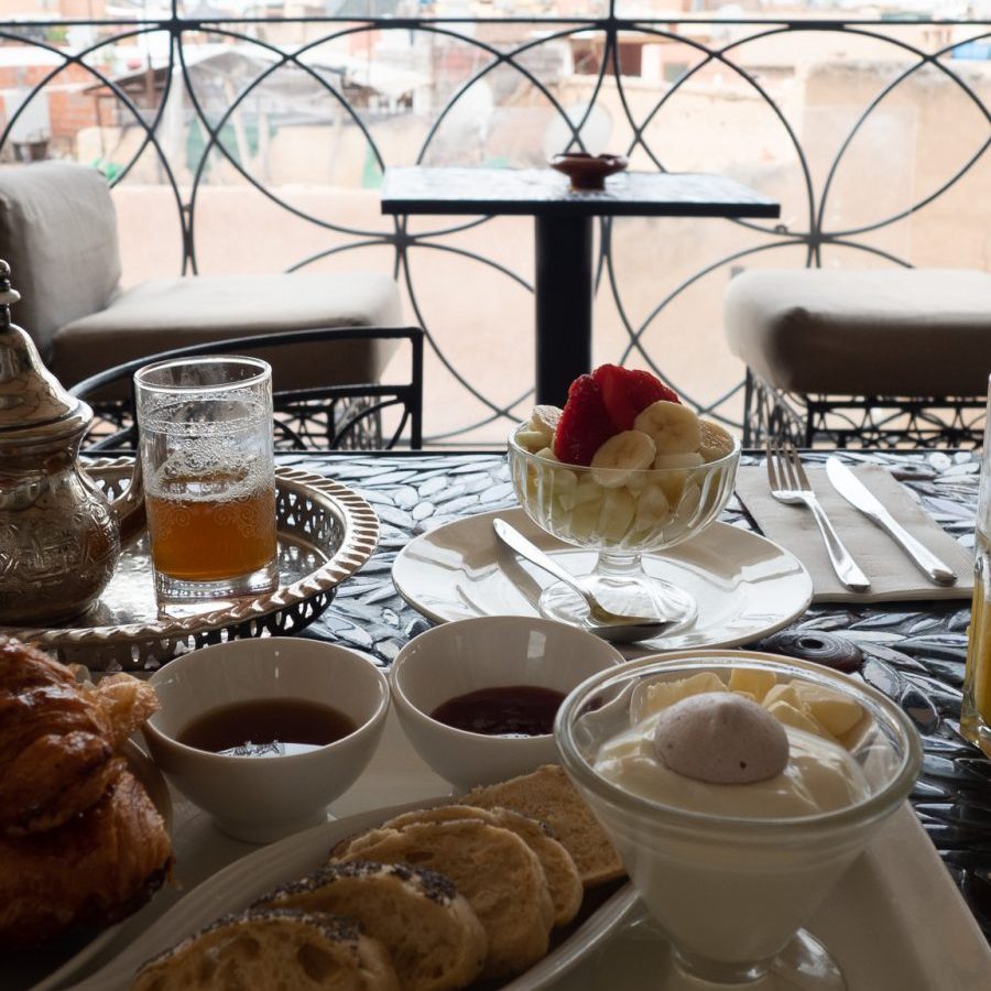 Doručak u Café Arabe u Marrakeshu