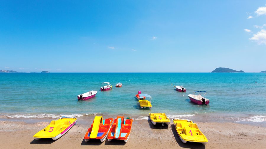 Laganas Beach na Zakintosu, duga pješčana plaža